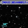 2MASS J05440057+1607404