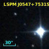 LSPM J0547+7531S