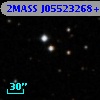 2MASS J05523268+2614007
