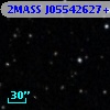 2MASS J05542627+3606077