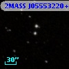 2MASS J05553220+6131324