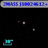 2MASS J10024612+3705286