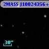 2MASS J10024356+4559387