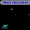 2MASS J16113643+5833161