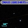 2MASS J10534875+0032290