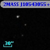 2MASS J10543055+2623480