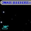 2MASS J11131355+2534209