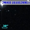 2MASS J11152895+4219163
