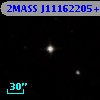 2MASS J11162205+4913597