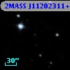 2MASS J11202311+7853435