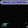 2MASS J11204778+8458359