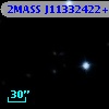2MASS J11332422+7247582