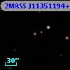 2MASS J11351194+3109267
