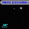 2MASS J11514368+6033172
