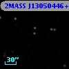 2MASS J13050446+1506421