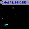 2MASS J13082353+5846399