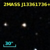2MASS J13361736+2541409