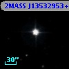 2MASS J13532953+1133086