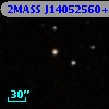 2MASS J14052560+6641437