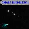2MASS J14341326+7134563