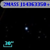 2MASS J14363350+4718133
