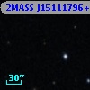 2MASS J15111796+6117294