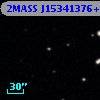 2MASS J15341376+1050492