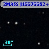 2MASS J15575582+0118080