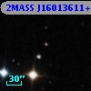 2MASS J16013611+7616406