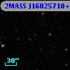 2MASS J16025710+1243235