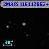 2MASS J16112665+6103051