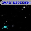 2MASS J16202360+1136252