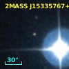 2MASS J15335767+6354507