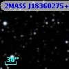 2MASS J18360275+1520320