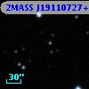 2MASS J19110727+6653361
