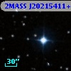 2MASS J20215411+6438461