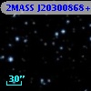 2MASS J20300868+1136180