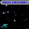 2MASS J20313601+3457475