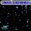 2MASS J20330481+2050251