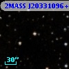 2MASS J20331096+4553299