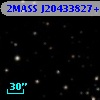 2MASS J20433827+1050523