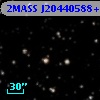 2MASS J20440588+2332498