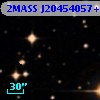 2MASS J20454057+0029086