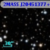 2MASS J20451377+4613268