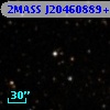 2MASS J20460889+3858084