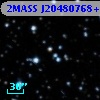 2MASS J20480768+2613378