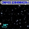 2MASS J20490429+2907090