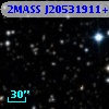 2MASS J20531911+3814211