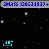 2MASS J20531837+7700588