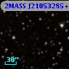 2MASS J21053285+3636077